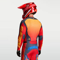 Alpinestars 2027 Racer Hunt MX Jersey Fire Red Graystone Hot Coral