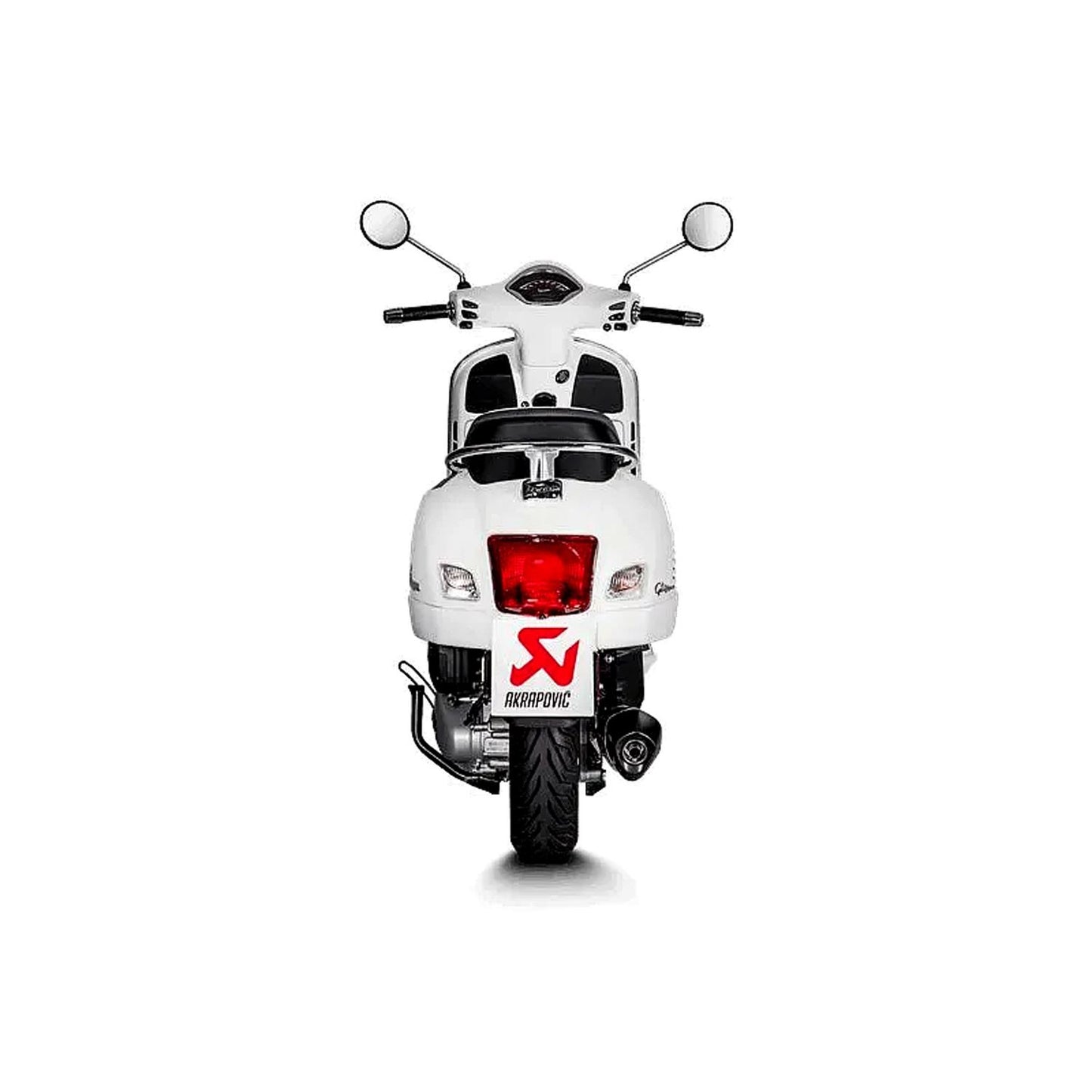 Akrapovic Stainless Steel Black Line Slip On Silencer For Vespa GTS 125 I.E. ABS Super Sport 2017