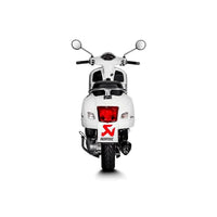 Akrapovic Stainless Steel Black Line Slip On Silencer For Vespa GTS 125 I.E. ABS Super 2017