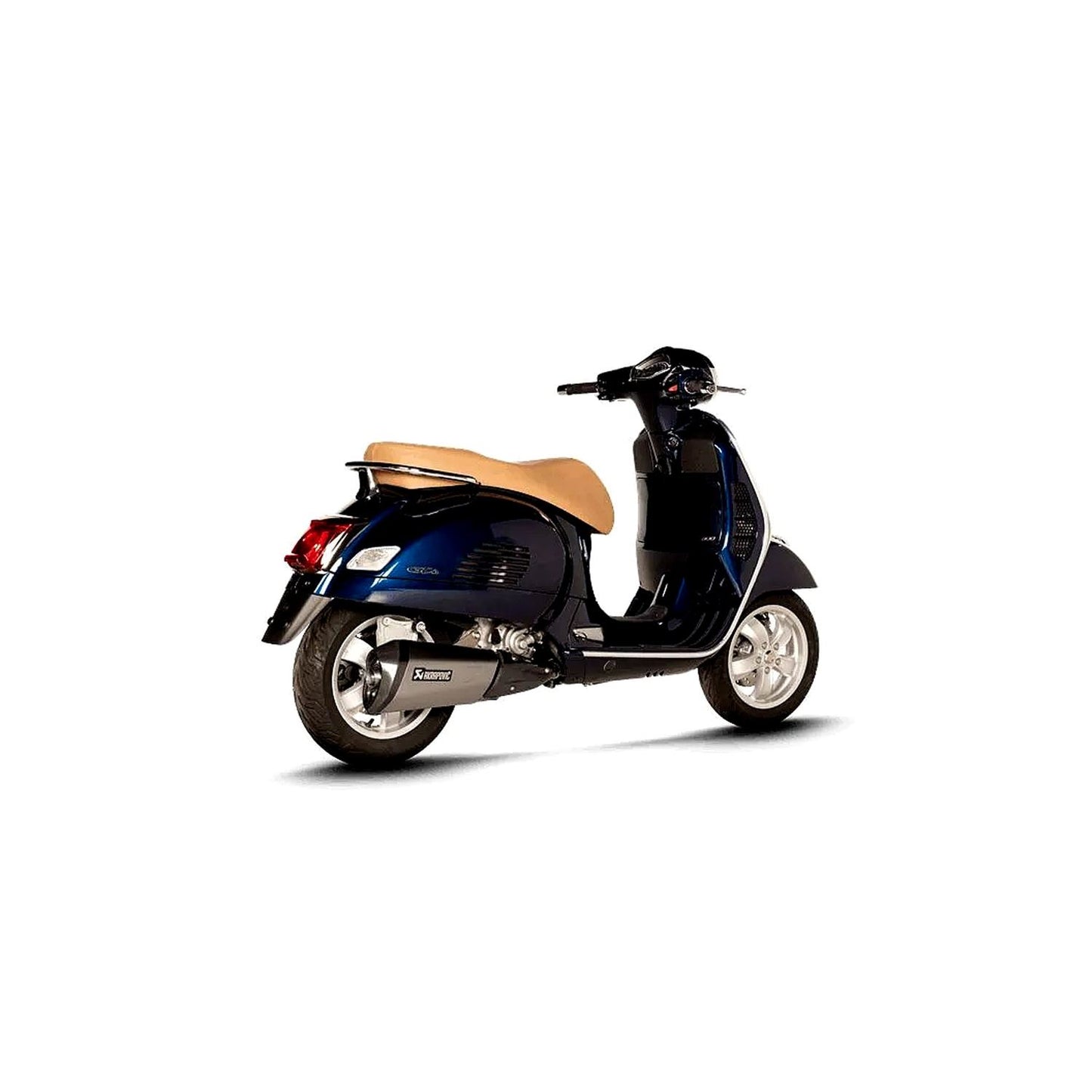 Akrapovic Stainless Steel Line Slip On Silencer For Vespa GTS 300 HPE ABS Super Tech 2021-2024