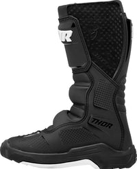 Thor 2024 Youth Blitz XR Black White Motocross Boots
