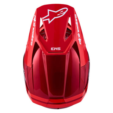 Alpinestars 2027 S-M3 Radium MX Helmet Red White Blue Yellow Flou
