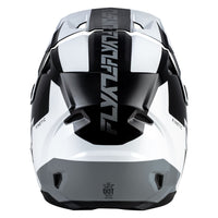 Fly Racing 2026 Motocross Helmet Kinetic Crest Black White Grey