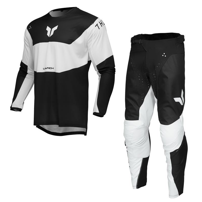 Thor 2026 Motocross Combo Kit Launchmode Storm Black White