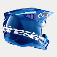 Alpinestars 2025 Supertech SM5 Corp Blue Motocross Helmet
