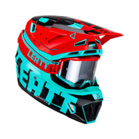 Leatt 2023 Helmet Moto 7.5 V23 Fuel with 4.5 Goggles & Helmet Bag