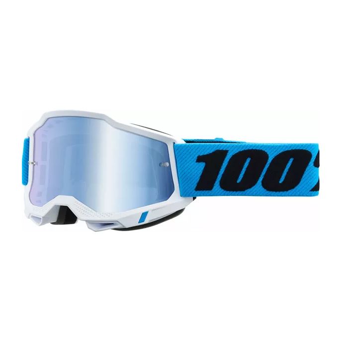 100% MX Goggles Accuri  2 Youth Novel Blue Mirror