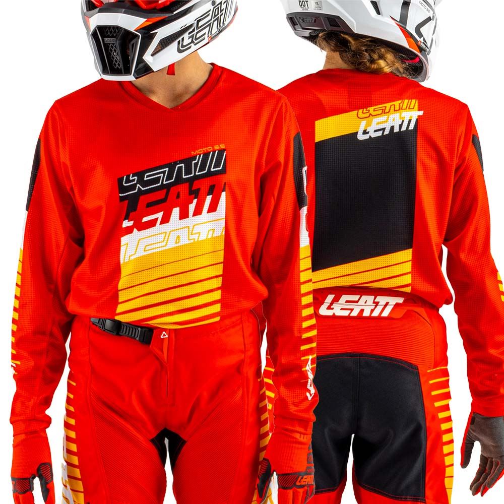 Leatt 2025 Motocross Combo Ride Kit 3.5 Youth Red