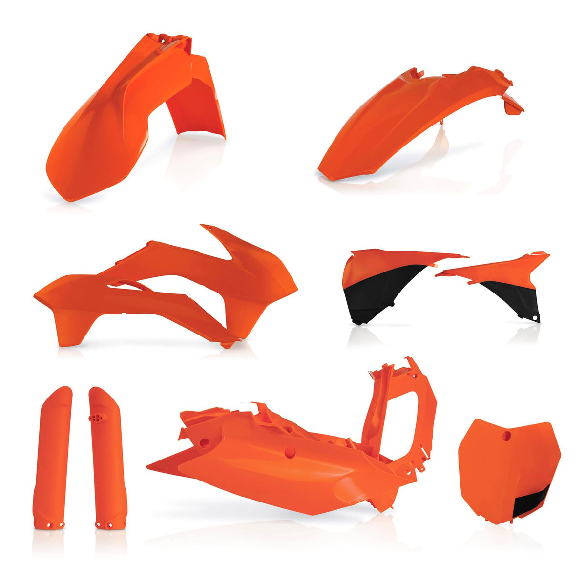 Acerbis Full Plastic Kit Orange For KTM SX 150 2015