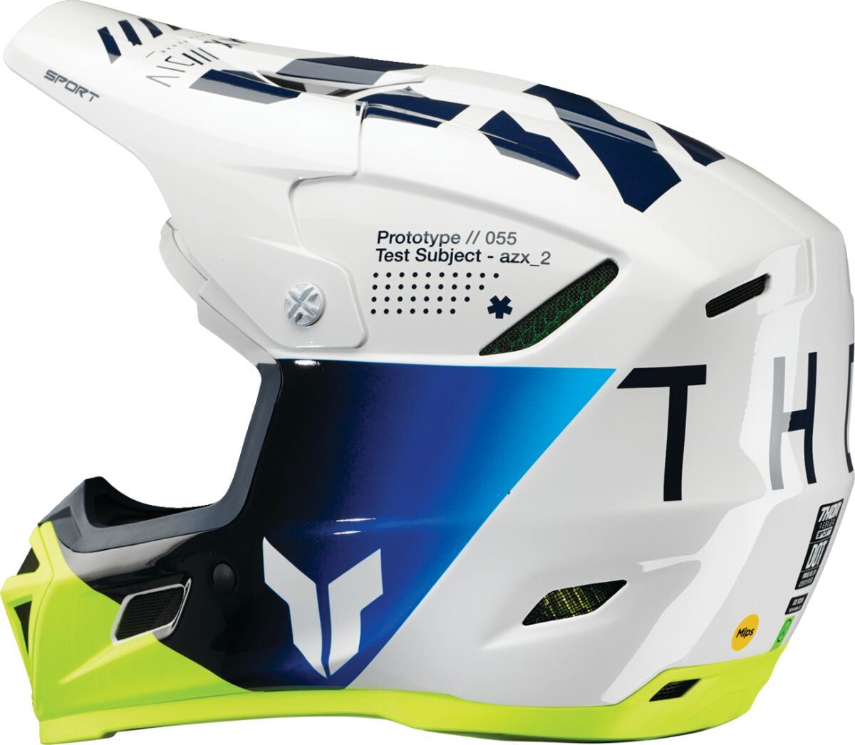Thor MX Spring 2026 Helmet Reflex Sport Strike Navy Acid