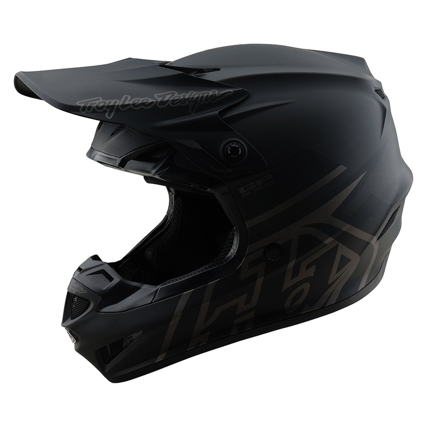 Troy Lee Designs Spring 2025 MX Helmet GP PRO Youth Mono Black