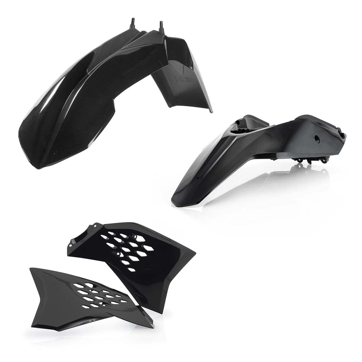 Acerbis Plastic Kit Black For KTM SX 65 2012-2015