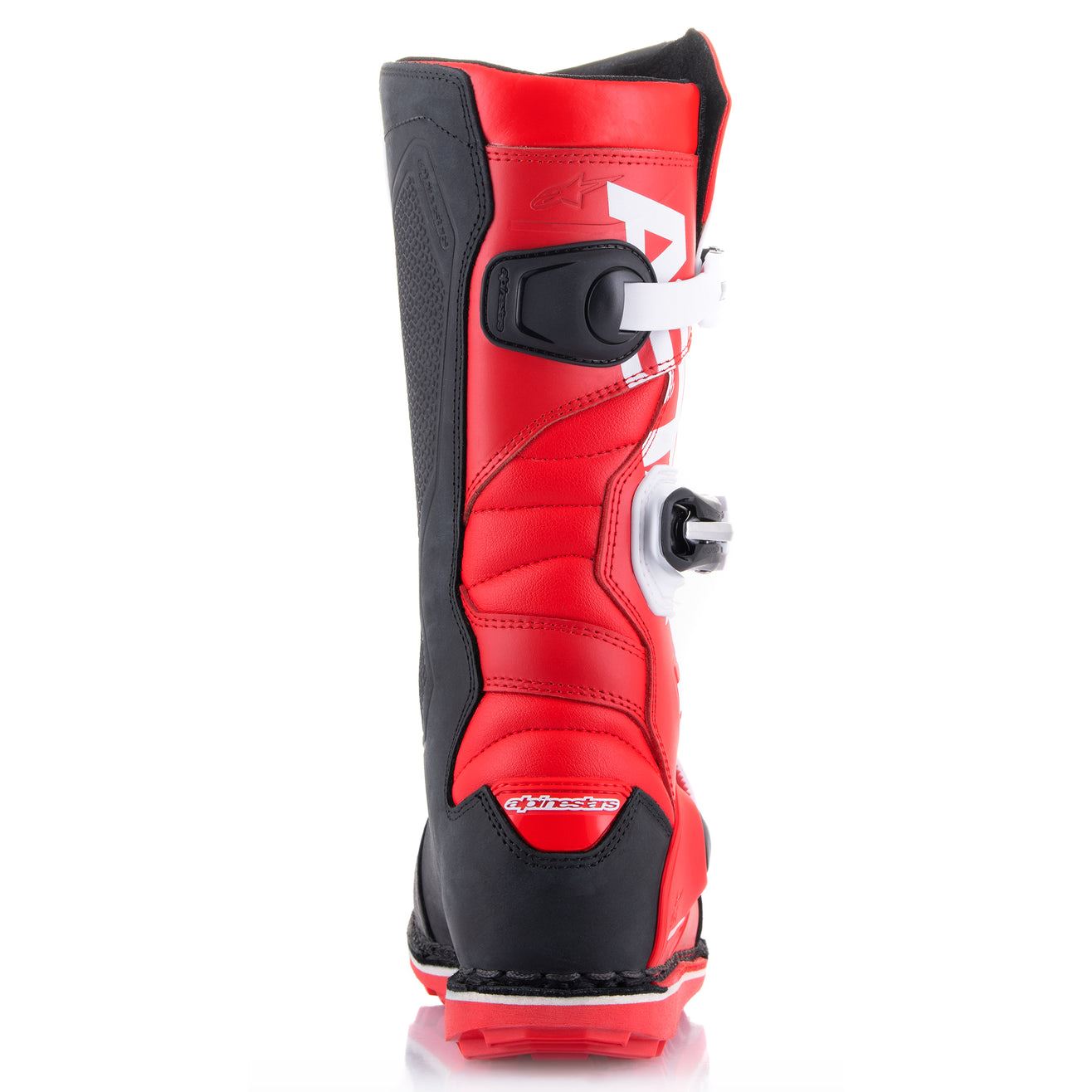 Alpinestars 2025 Tech-T Trials Boots Bright Red Black White