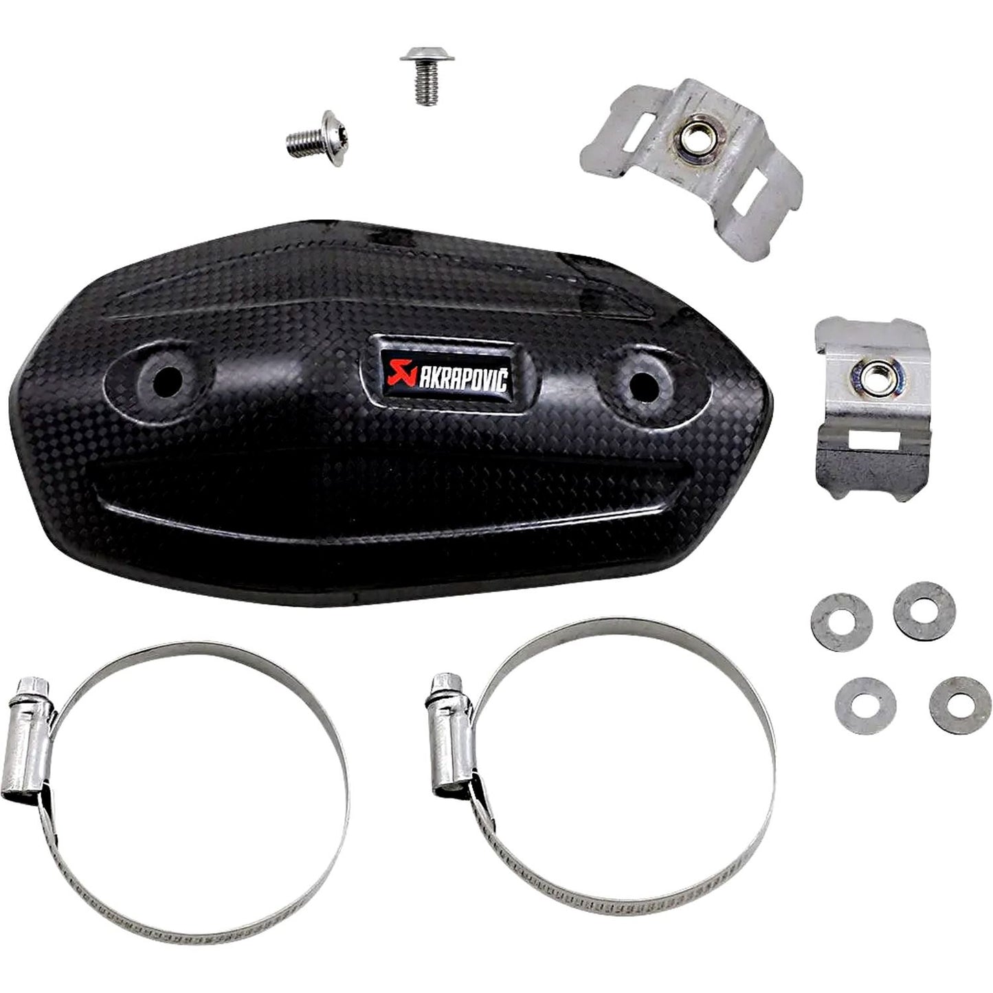 Akrapovic Carbon Fiber Exhaust Heat Shield For Kawasaki Ninja 1100 SX ABS Performance 2025-2026
