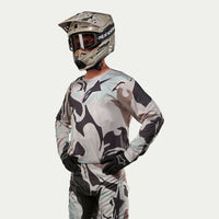 Alpinestars 2024 Racer Tactical Motocross Combo Kit Pants & Jersey Iron Camo Cast Grey Clearance
