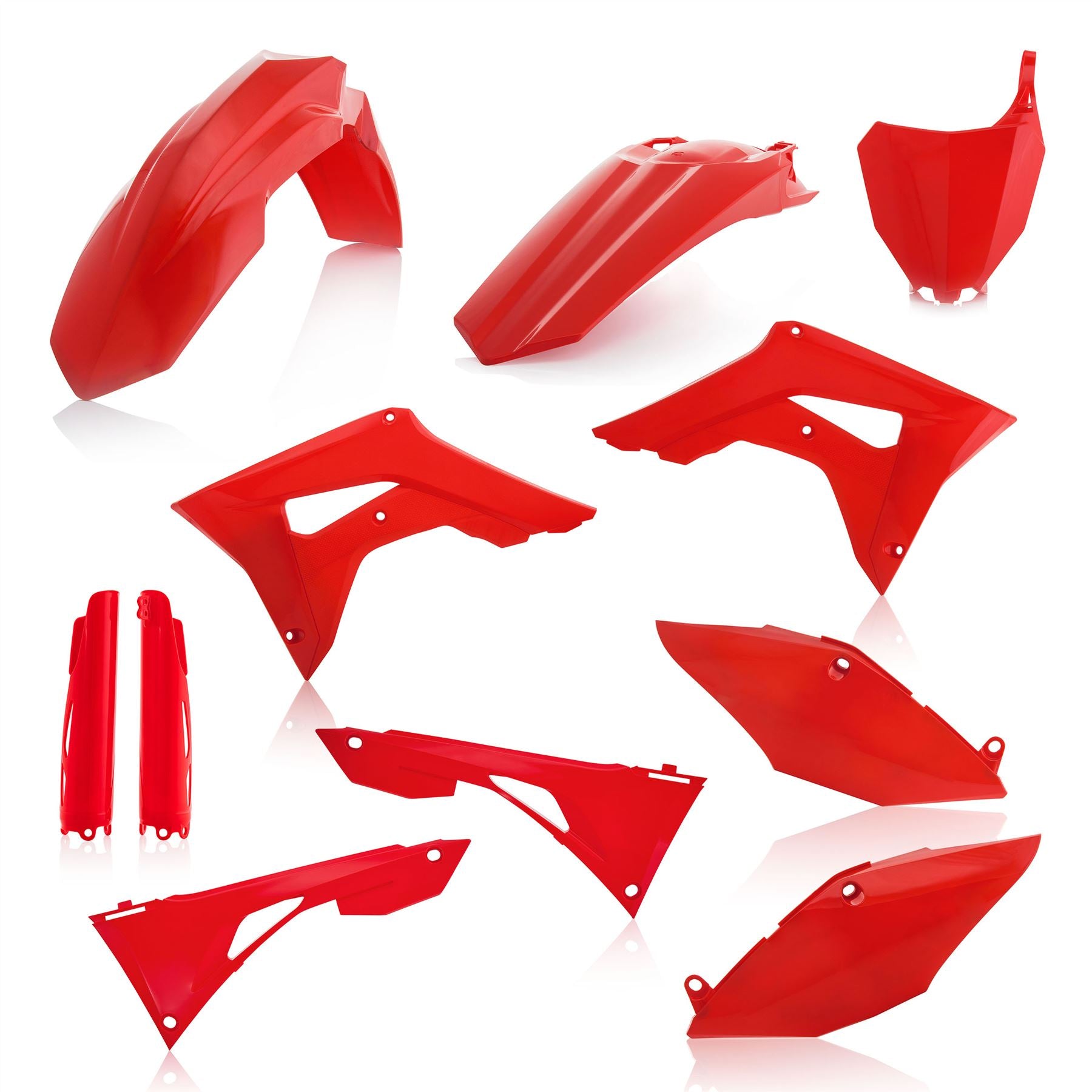 Acerbis Full Plastic Kit Red For Honda CRF 250R 2019-2021