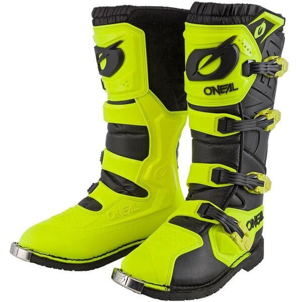 O'Neal 2024 Motocross Boots Rider Pro Neon Yellow