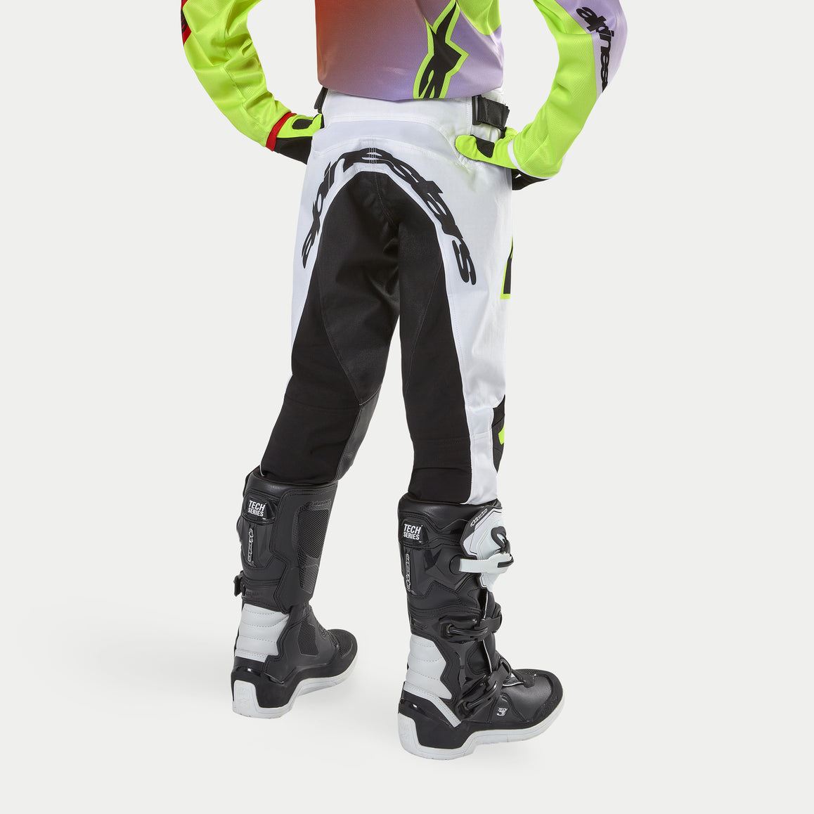 Alpinestars 2024 Racer Lucent Youth Motocross Pants Black White