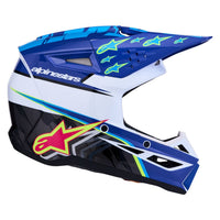 Alpinestars 2027 S-M3 Youth Falcon MX Helmet Blue White Black Pink