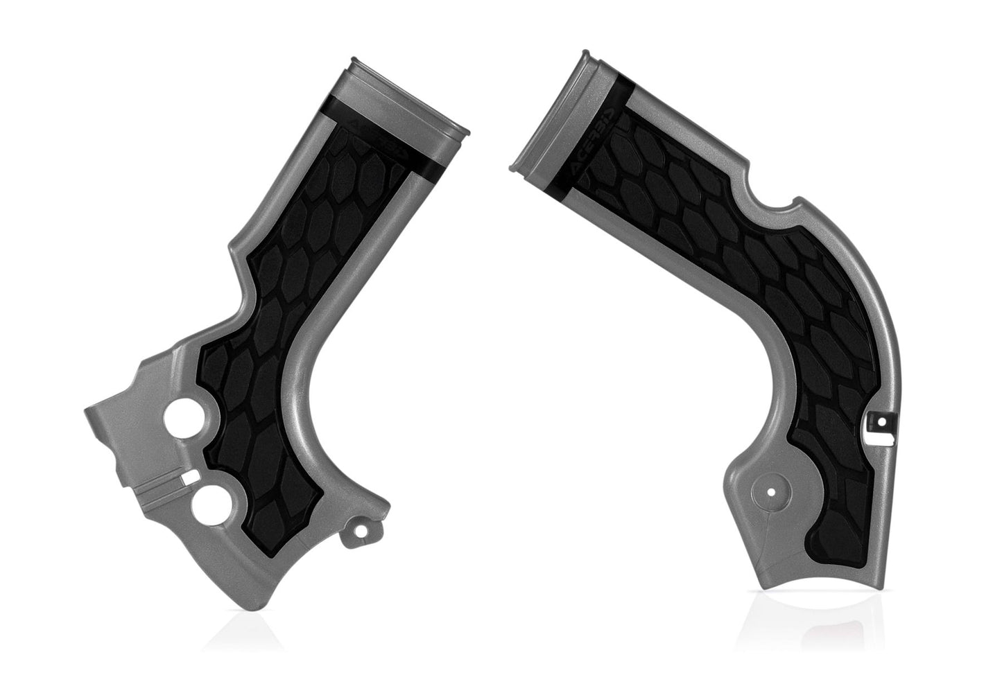 Acerbis X-Grip Frame Protector Guards Silver For Honda CRF 450 R 2013-2016