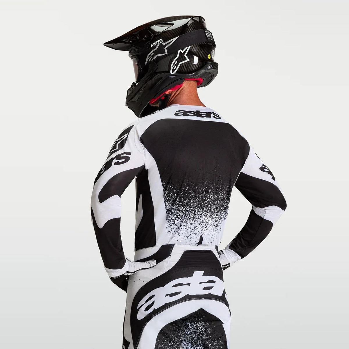 Alpinestars 2027 Techstar Swan MX Jersey White Black