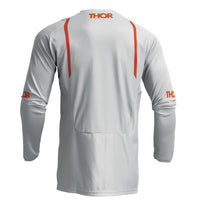 Thor Pulse Mono Light Grey Orange Motocross Combo Kit CLEARANCE