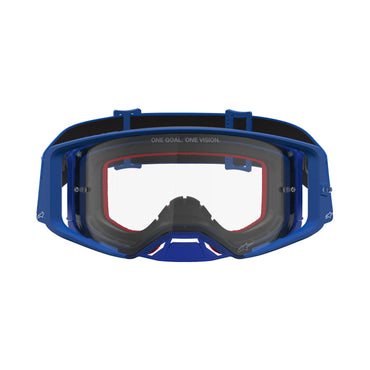 Alpinestars 2027 Supertech Vesta MX Goggles Blue White Clear