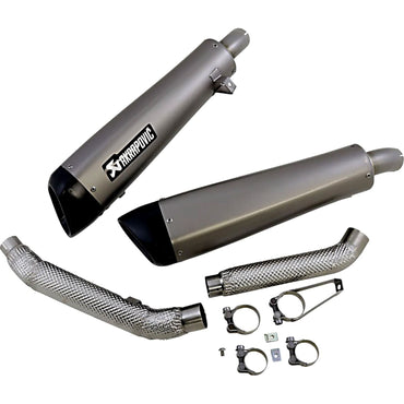 Akrapovic Titanium Line Slip On Silencer For Triumph SCRAMBLER 1200 XE 2019-2020