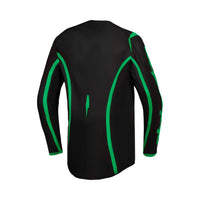 Alpinestars 2027 Fluid Apex MX Jersey Black Green Fluo