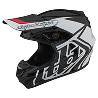 Troy Lee Designs 2025 GP Helmet Overload Black White