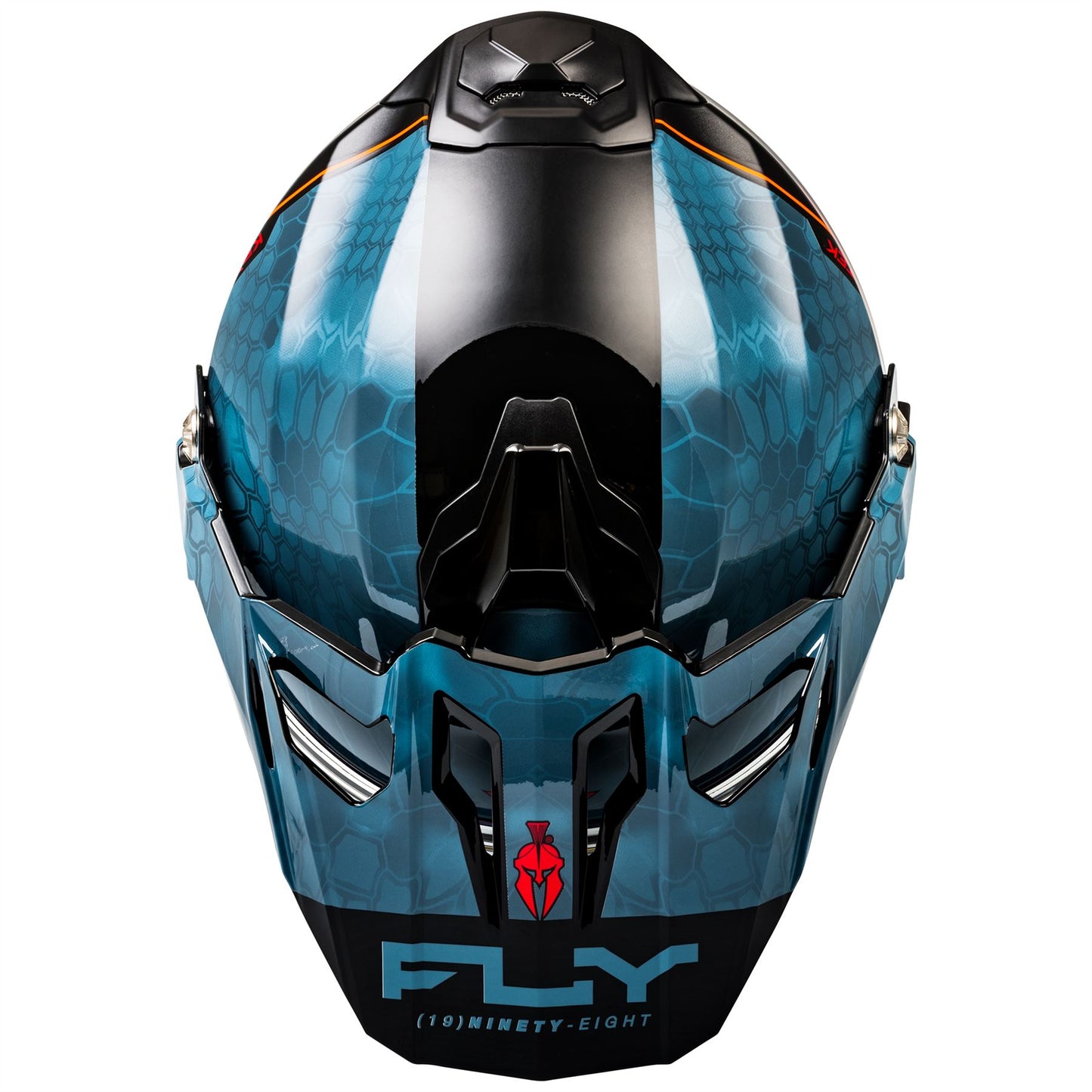 Fly Racing 2025 Trekker Kryptek Conceal Motocross Helmet Slate Black Red