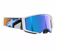Alpinestars 2025 Goggles Supertech Corp Absolute Vision Blue Orange Mirror Blue