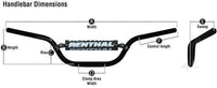 Renthal 7/8 22mm RC Purple 971 Handlebar Padded For Kawasaki KLX 250 1994-1998