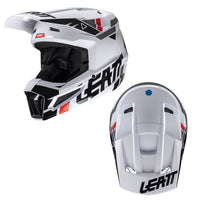 Leatt 2025 Motocross Helmet V25 2.5 White