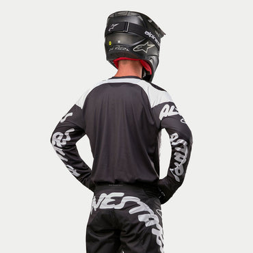 Alpinestars 2024 Racer Hana Motocross Jersey Black White