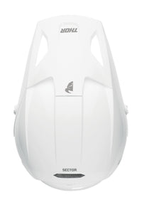 Thor 2025 Motocross Helmet Sector 2 Whiteout Solid White