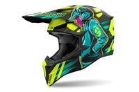 Airoh Helmet 2024 Wraaap Cyber Yellow Matt