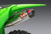 Yoshimura RS-12 Full Exhaust System Stainless Aluminium Carbon Cap For Kawasaki KX 450 2019-2023