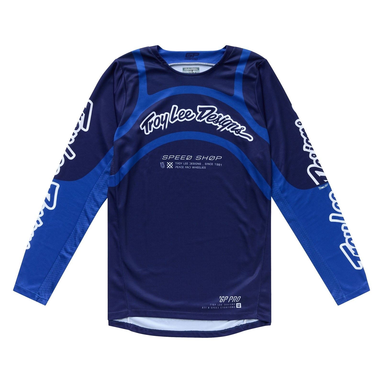 Troy Lee 2026 Motocross Jersey GP Pro Swerve Navy Blue