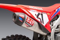 Yoshimura RS-12 Full Exhaust System Stainless Steel Carbon Cap For Honda CRF 250R 2022-2023