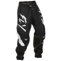 Fly Racing 2025 Motocross Combo Kit Kinetic Youth Black White