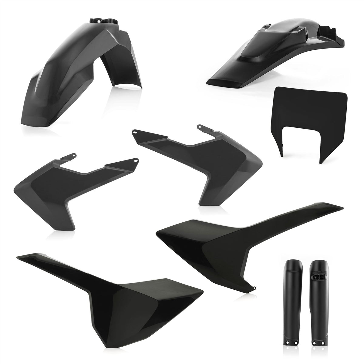 Acerbis Radiator Rad Scoops Green 3 Teal For Husqvarna TE 250I 2020-2023