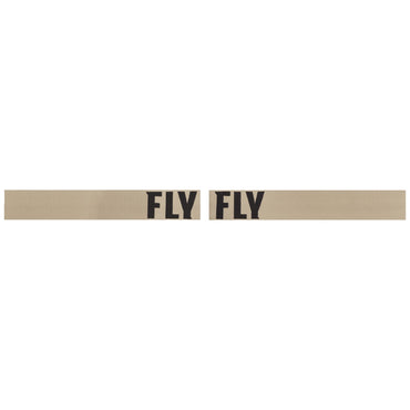 Fly Racing 2025 Focus Sand Motocross Goggles Khaki Brown with Dark Smoke Lens