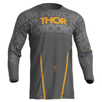 Thor Pulse Mono Dark Grey Yellow Motocross Combo Kit CLEARANCE