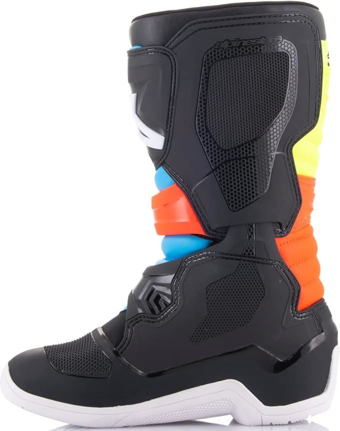 Alpinestars Tech 3s Youth Motocross Boots Black Yellow Fluo Red Fluo CLEARANCE