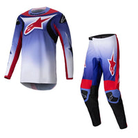 Alpinestars 2025 Fluid Wurx Motocross Combo Kit Purple Bright Red