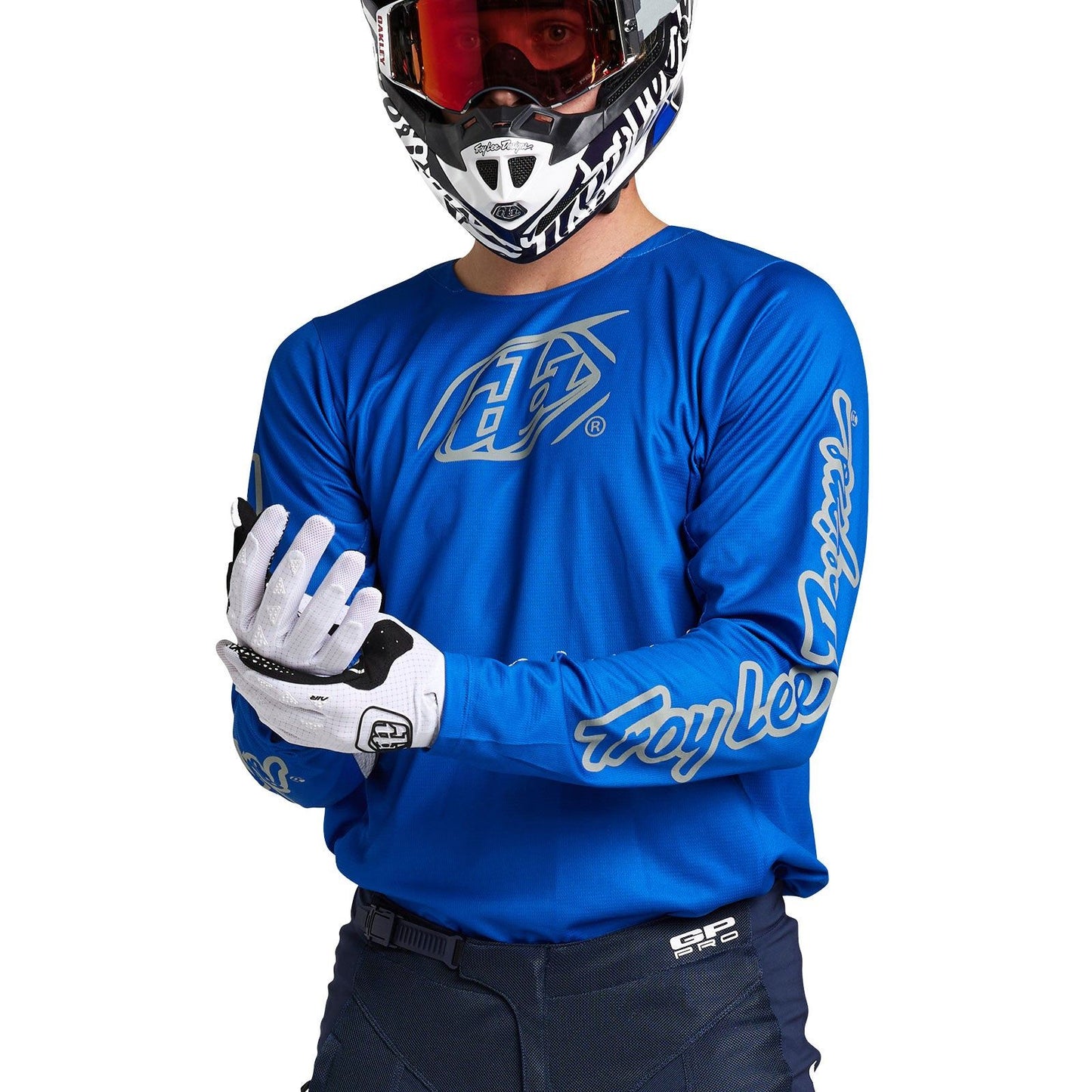 Troy Lee Designs 2025 GP Pro Icon Blue Silver Jersey