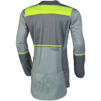 O'Neal 2025 Motocross Jersey Hardwear Flow Grey Neon Yellow