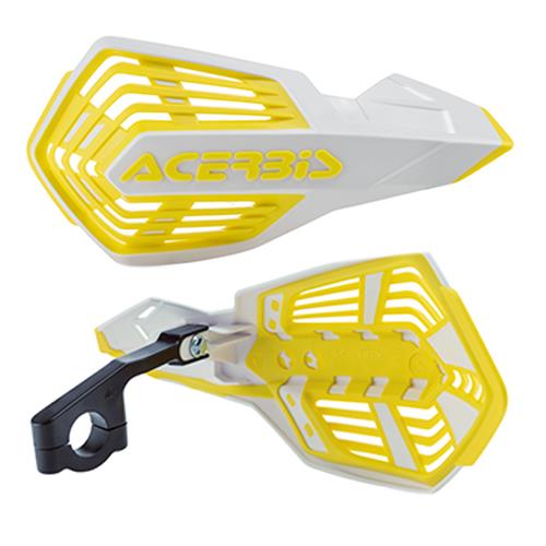 Acerbis X-Future MX Handguards White Yellow Husaberg FE 250 350 450 2013 2014