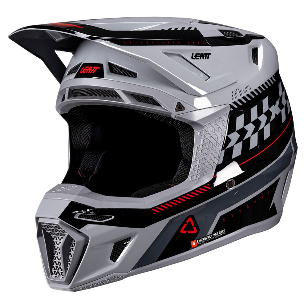 Leatt 2026 Motocross Helmet 8.5 Composite Grey & 5.5 Goggles